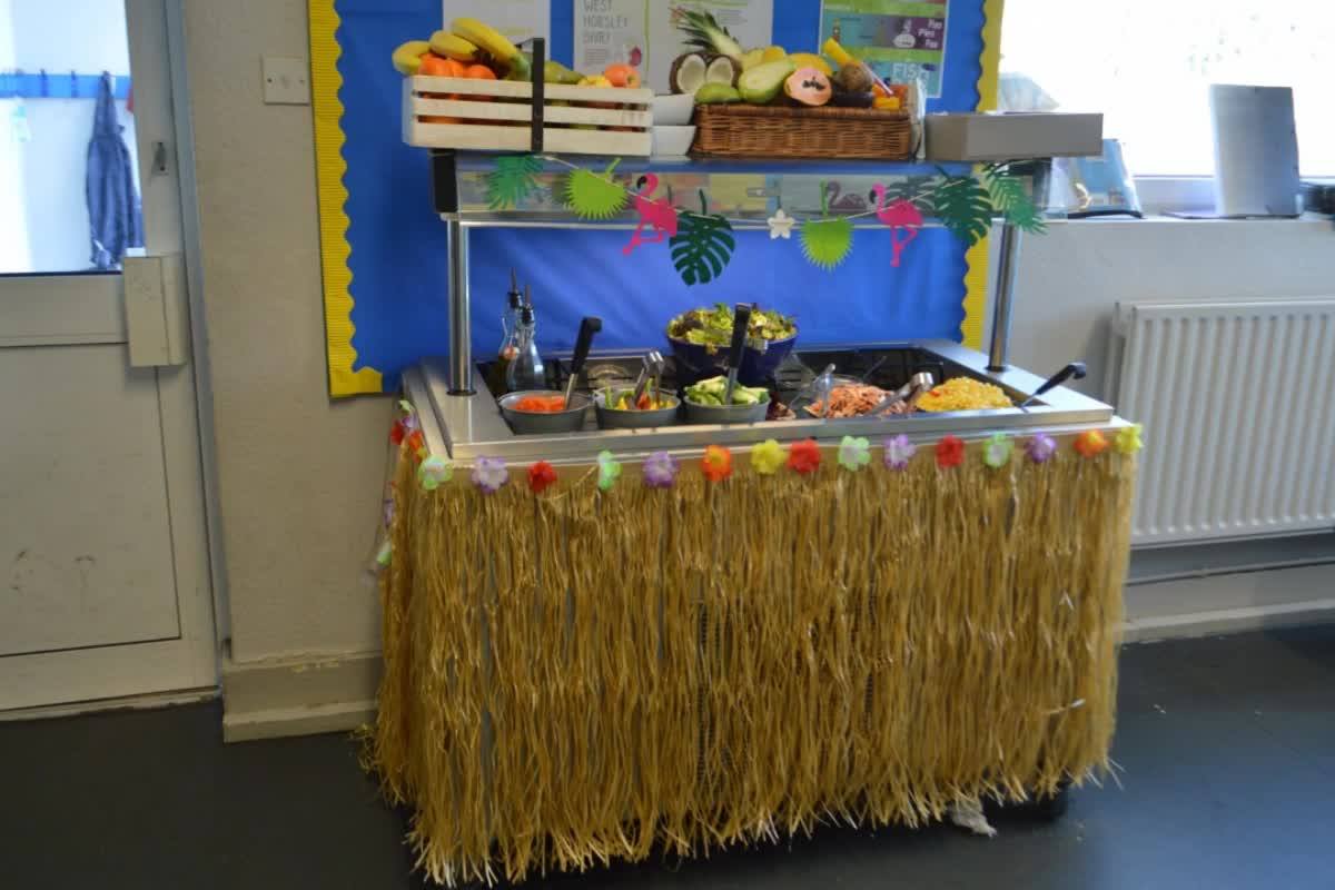 Jamaican Themed Lunch Salcombe Preparatory School